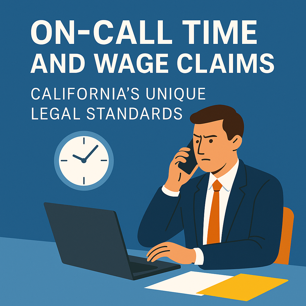 On-Call Time and Wage Claims California’s Unique Legal Standards