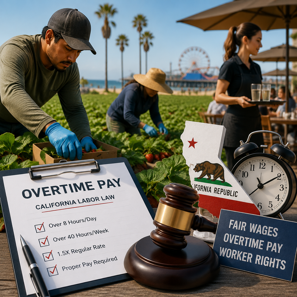 Seasonal Workers and Overtime Pay in California: Common Summer Wage Violations